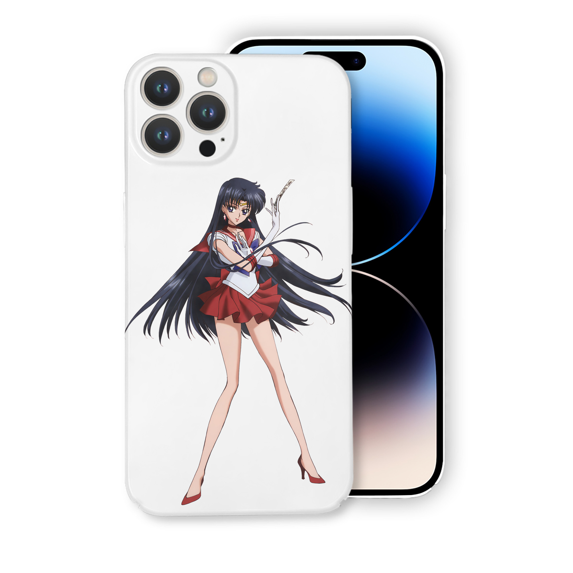 （画像用） 美少女戦士セーラームーン 火野レイ ひの レイ Sailor Moon Hino Rei （セーラーマーズ,Sailor Mars） 【iPhone 14シリーズ対応】ハードケース